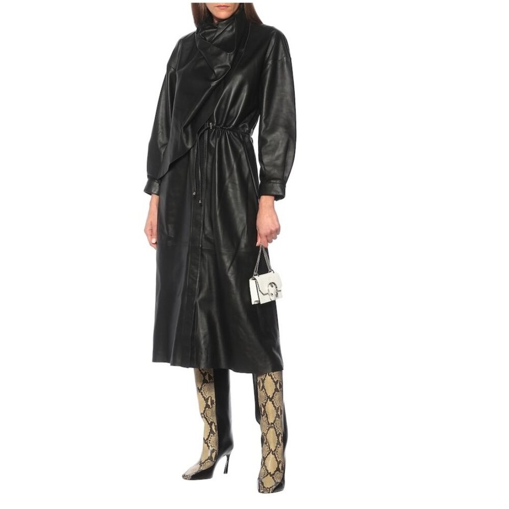 💎 Jimmy Choo Mabyn 85 Leather Heeled Knee-High Boots